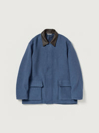 AURALEE 26AW HOMESPUN TWEED ZIP BLOUSON