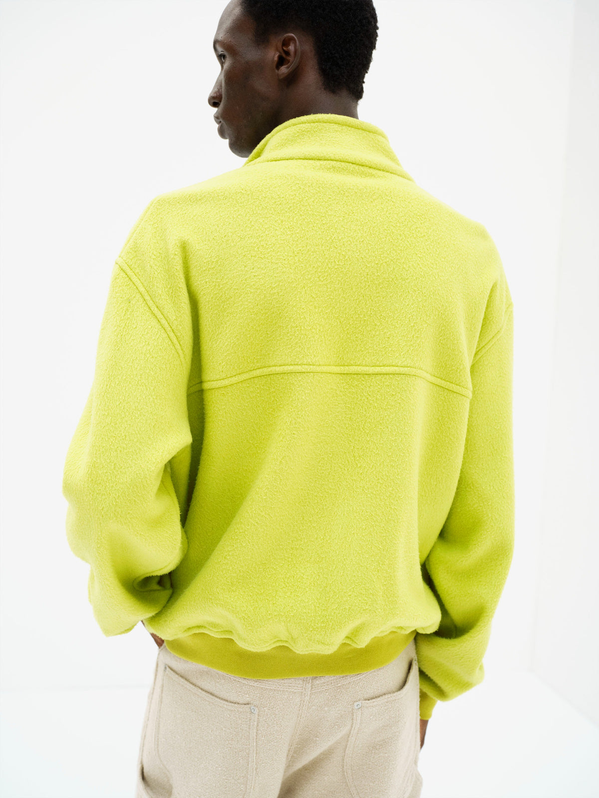 AURALEE 26AW PURE SILK COMFORT FLEECE ZIP BLOUSON