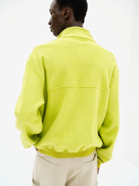AURALEE 26AW PURE SILK COMFORT FLEECE ZIP BLOUSON
