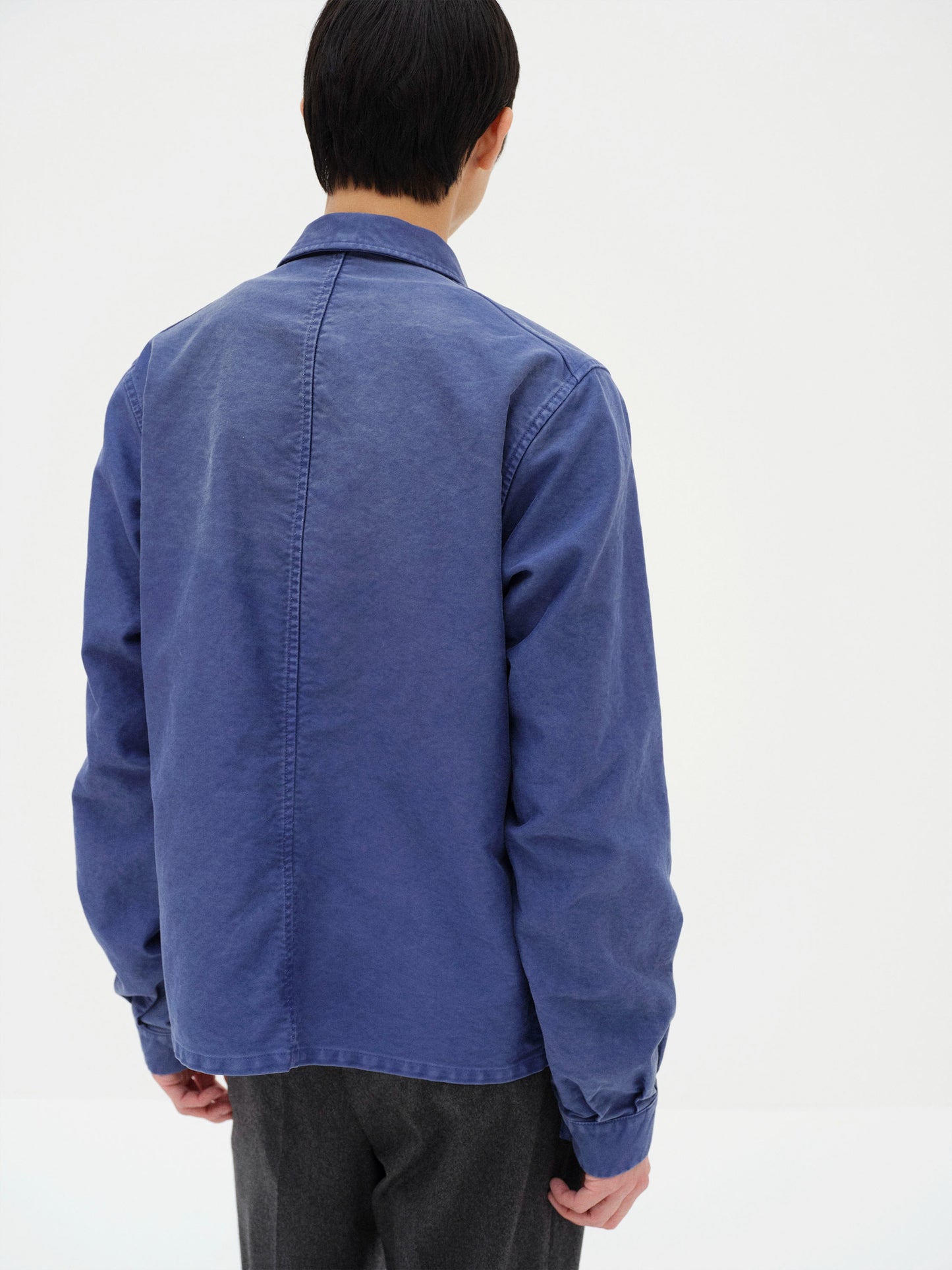 AURALEE 26AW GARMENT-DYED ORGANIC COTTON HEAVY MOLESKIN COVERALL