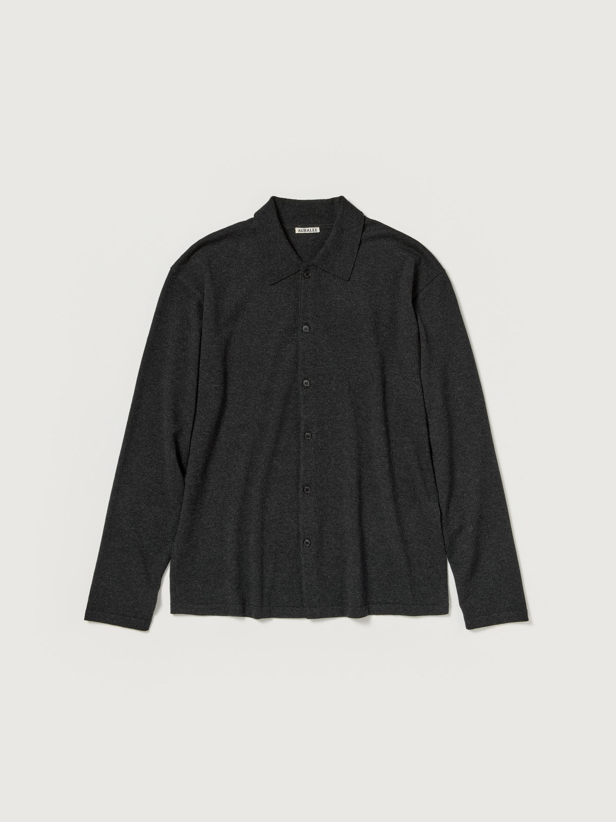 AURALEE 26AW HIGH TWIST WOOL KNIT SHIRT CARDIGAN