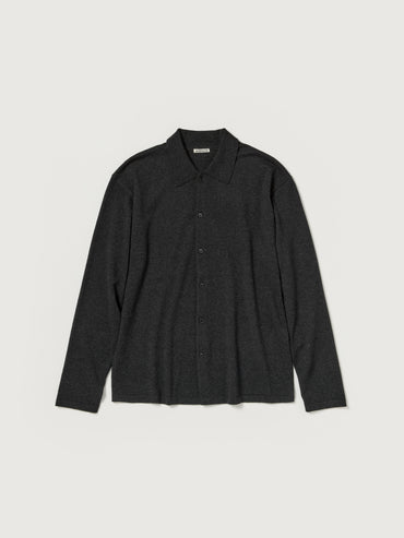 AURALEE 26AW HIGH TWIST WOOL KNIT SHIRT CARDIGAN