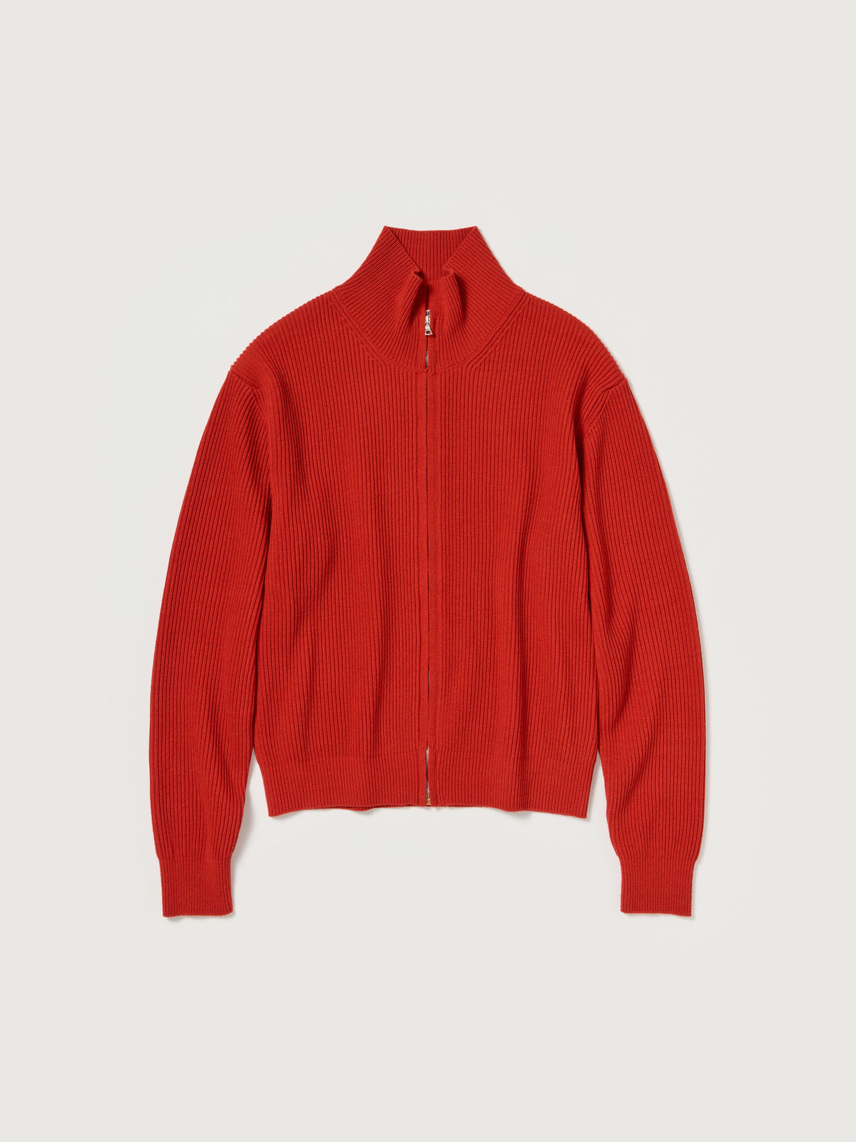 AURALEE 26AW SUPER FINE WOOL RIB KNIT ZIP CARDIGAN