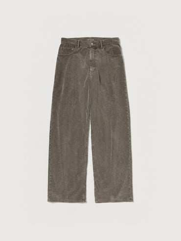 AURALEE 26AW GARMENT-DYED FINX CORDUROY 5P WIDE PANTS