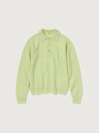 AURALEE 26AW BRUSHED SUPER KID MOHAIR KNIT POLO