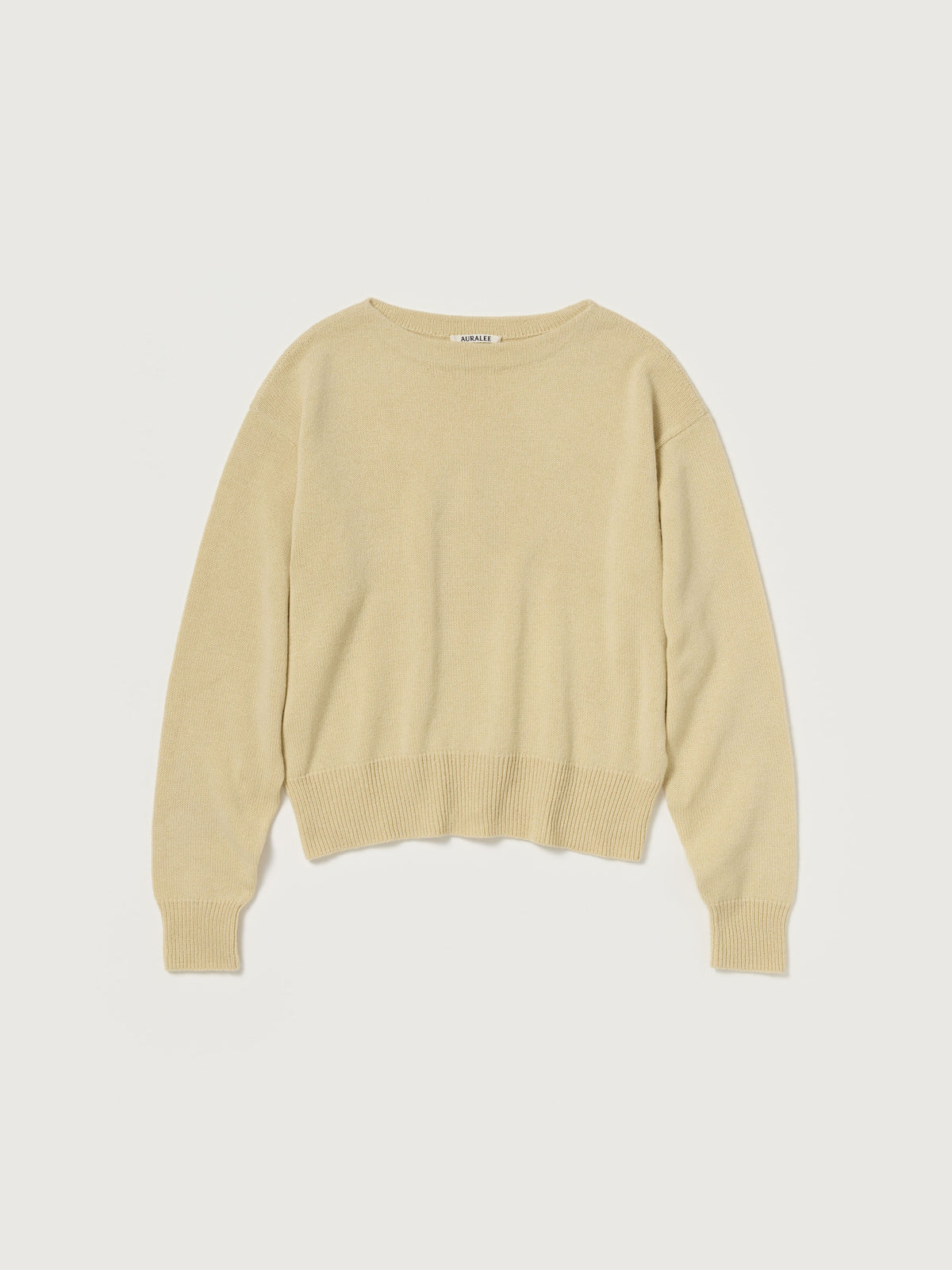 AURALEE 26AW LIGHT CASHMERE KNIT BOAT NECK P/O