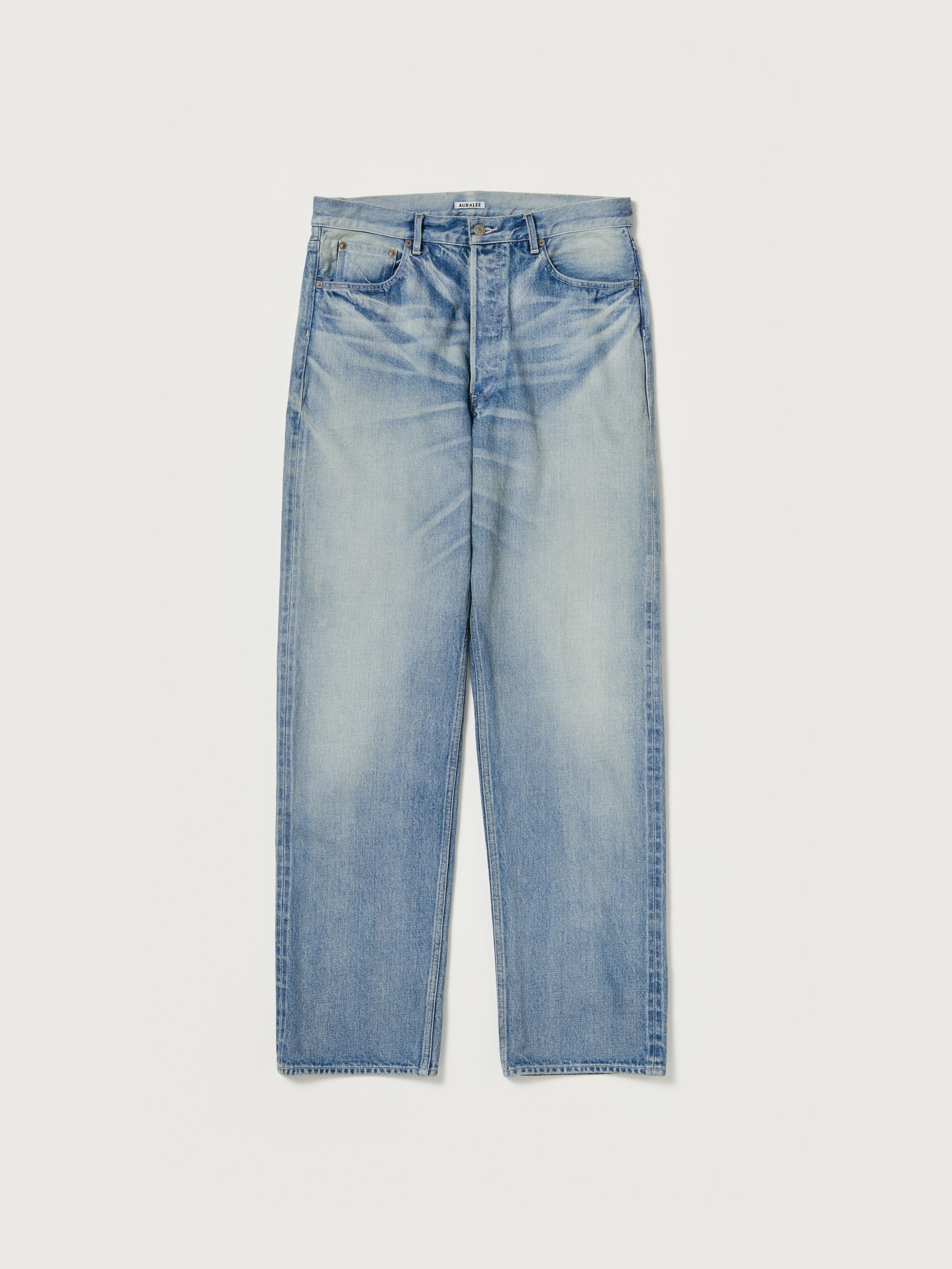 AURALEE 26AW SELVEDGE FADED HEAVY DENIM WIDE PANTS