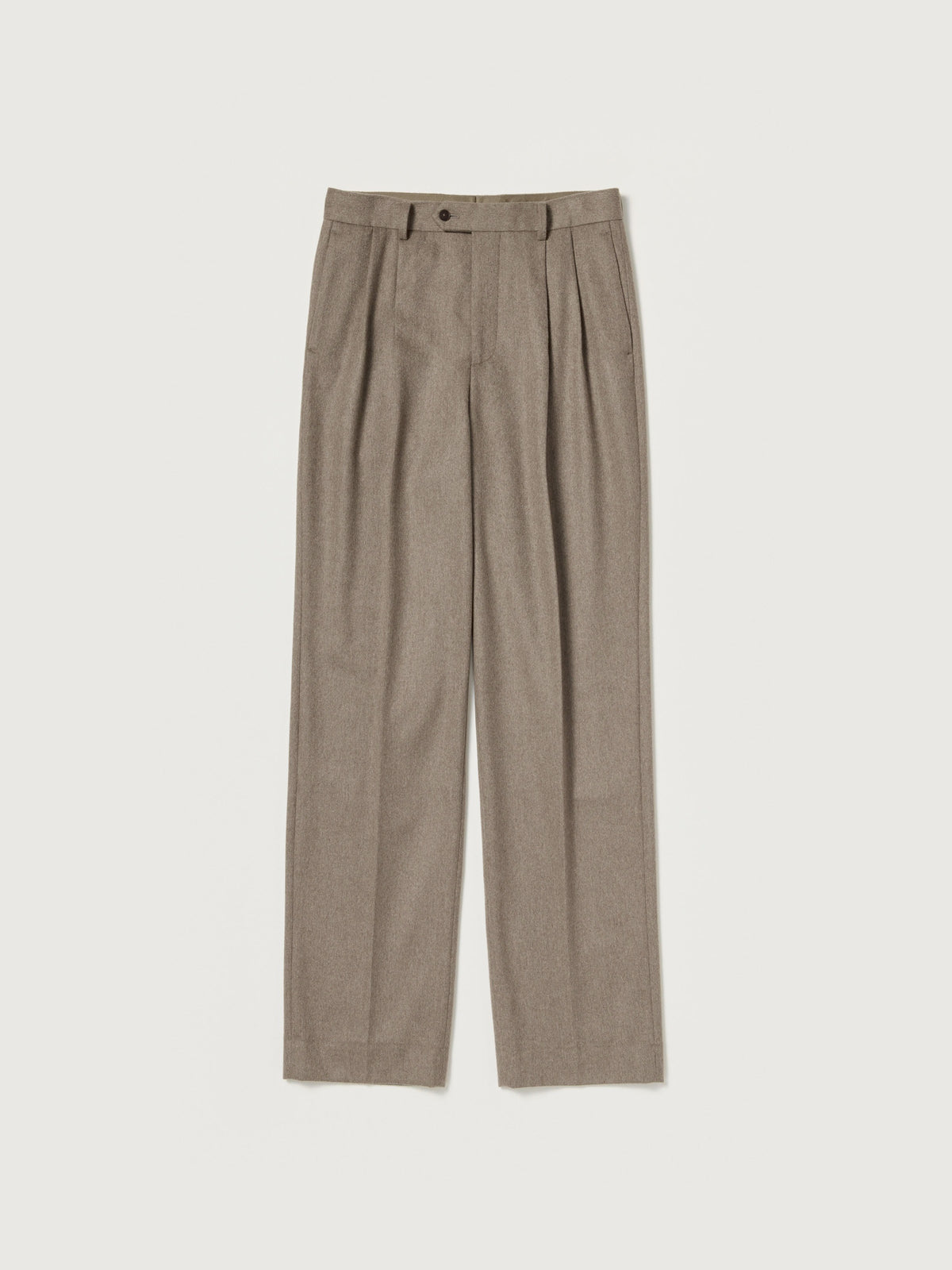AURALEE 26AW CASHMERE MOLESKIN TWO-TUCK SLACKS