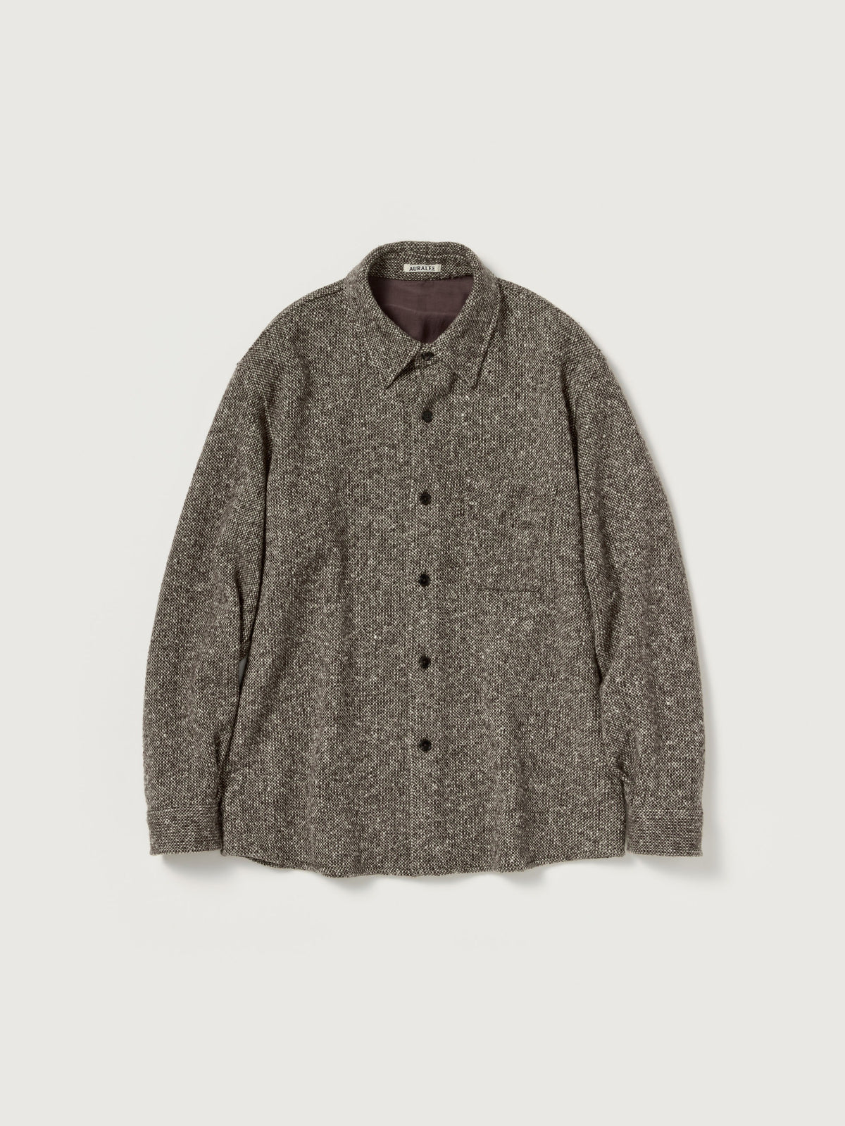 AURALEE 26AW HOMESPUN TWEED SHIRT BLOUSON