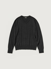 AURALEE 26AW HIGH TWIST WOOL KNIT V-NECK P/O