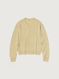 AURALEE 26AW LIGHT CASHMERE KNIT V-NECK P/O
