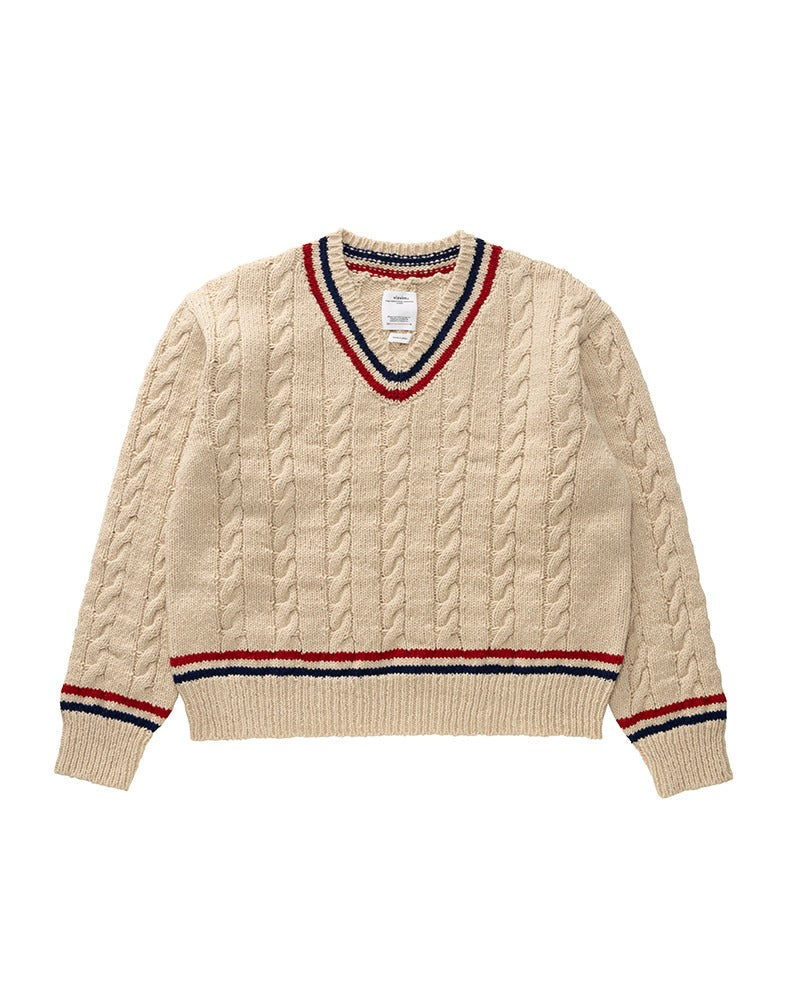 visvim 26AW COLLEGIA V-NECK KNIT