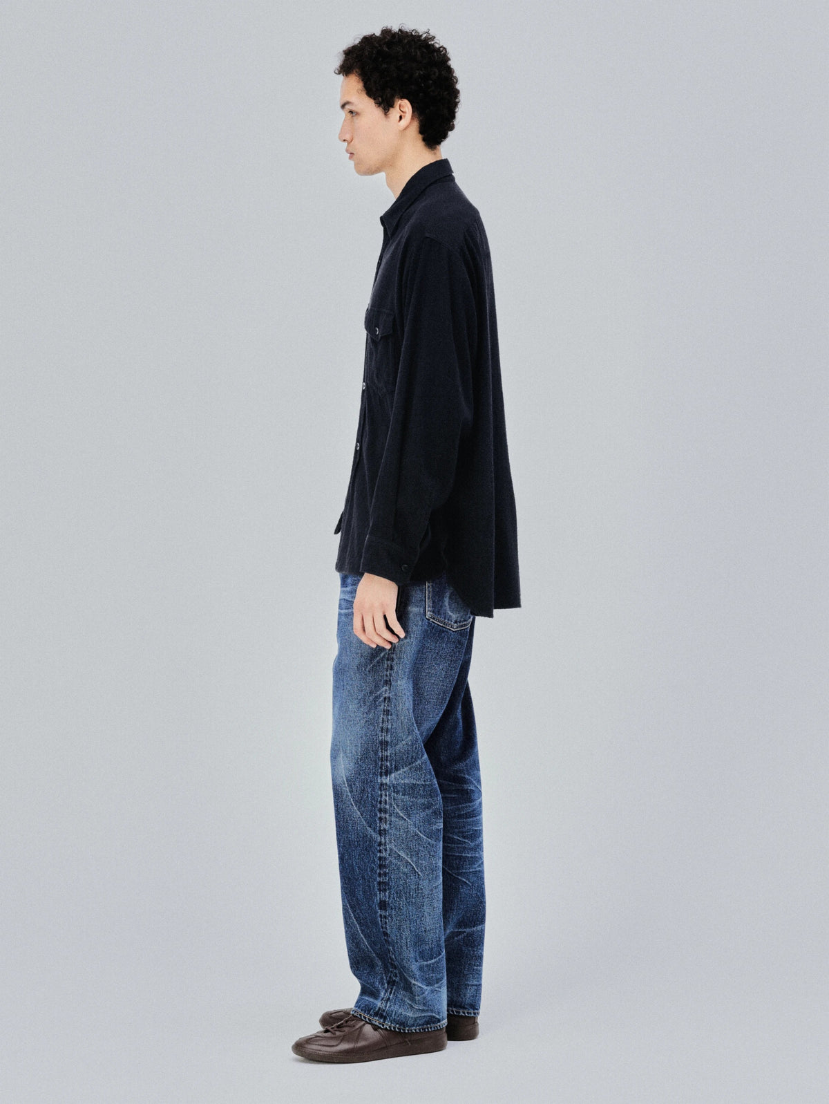 KAPTAIN SUNSHINE 26AW Silk Flannel 2Pockets Shirt