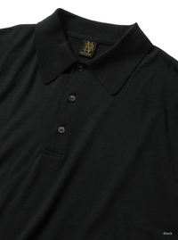 BATONER 26AW  WOOL POLO LONG SLEEVE T-SHIRT