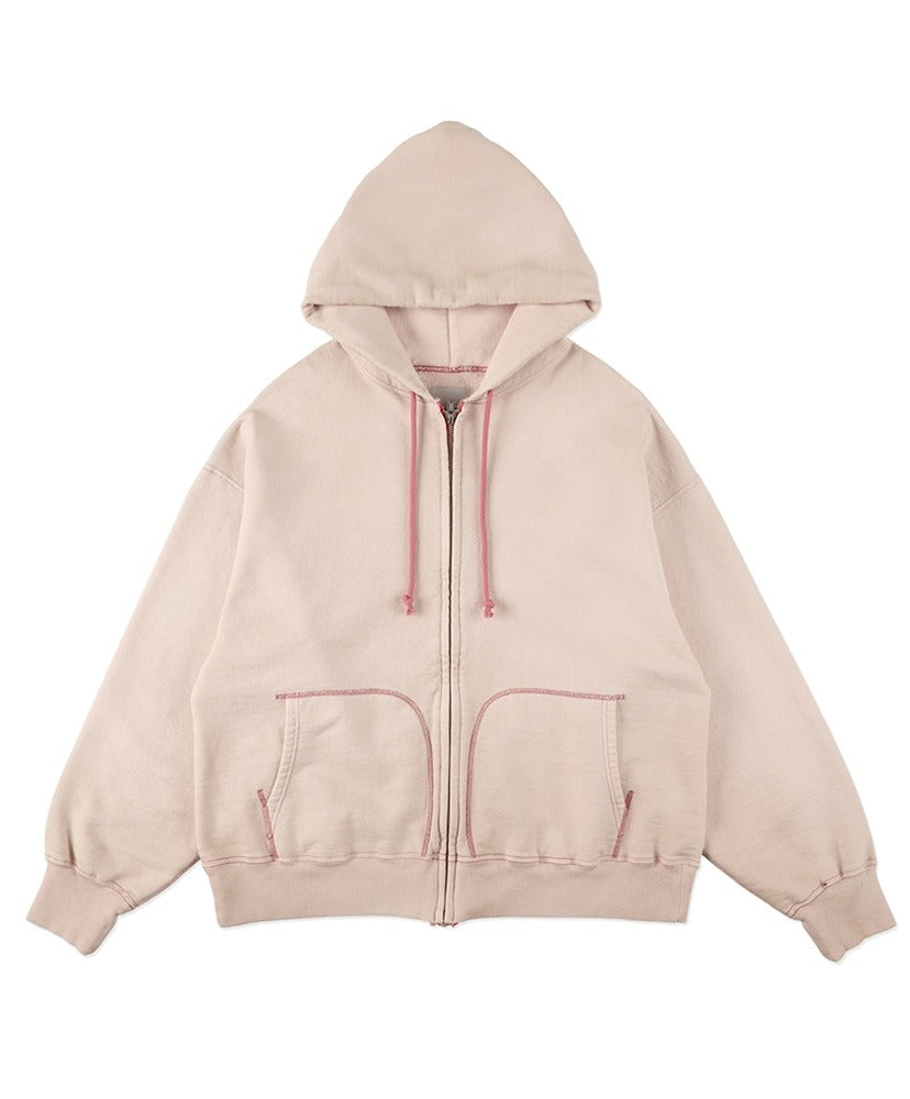 BOWWOW 26AW Overfaded Zip Hoodie