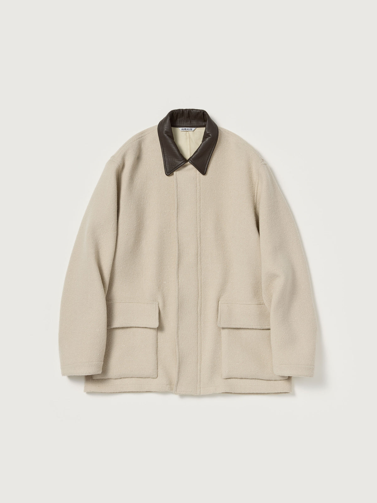 AURALEE 26AW HOMESPUN TWEED ZIP BLOUSON