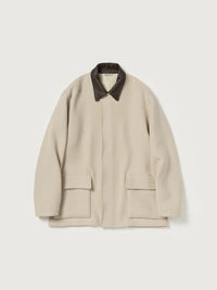 AURALEE 26AW HOMESPUN TWEED ZIP BLOUSON