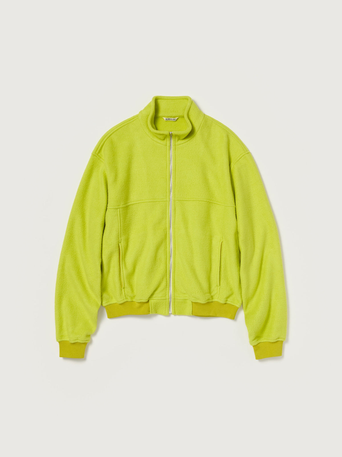 AURALEE 26AW PURE SILK COMFORT FLEECE ZIP BLOUSON