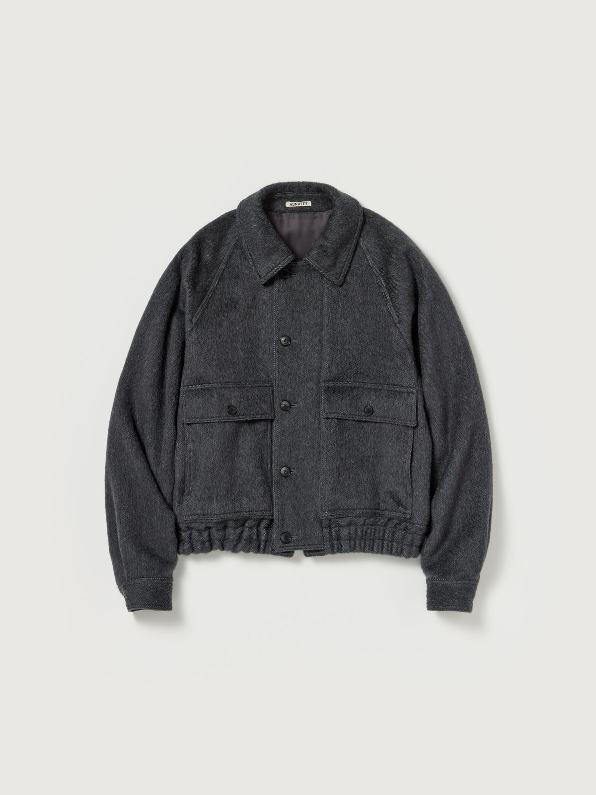AURALEE 26AW HAIRY WOOL MOHAIR CHAMBRAY BLOUSON