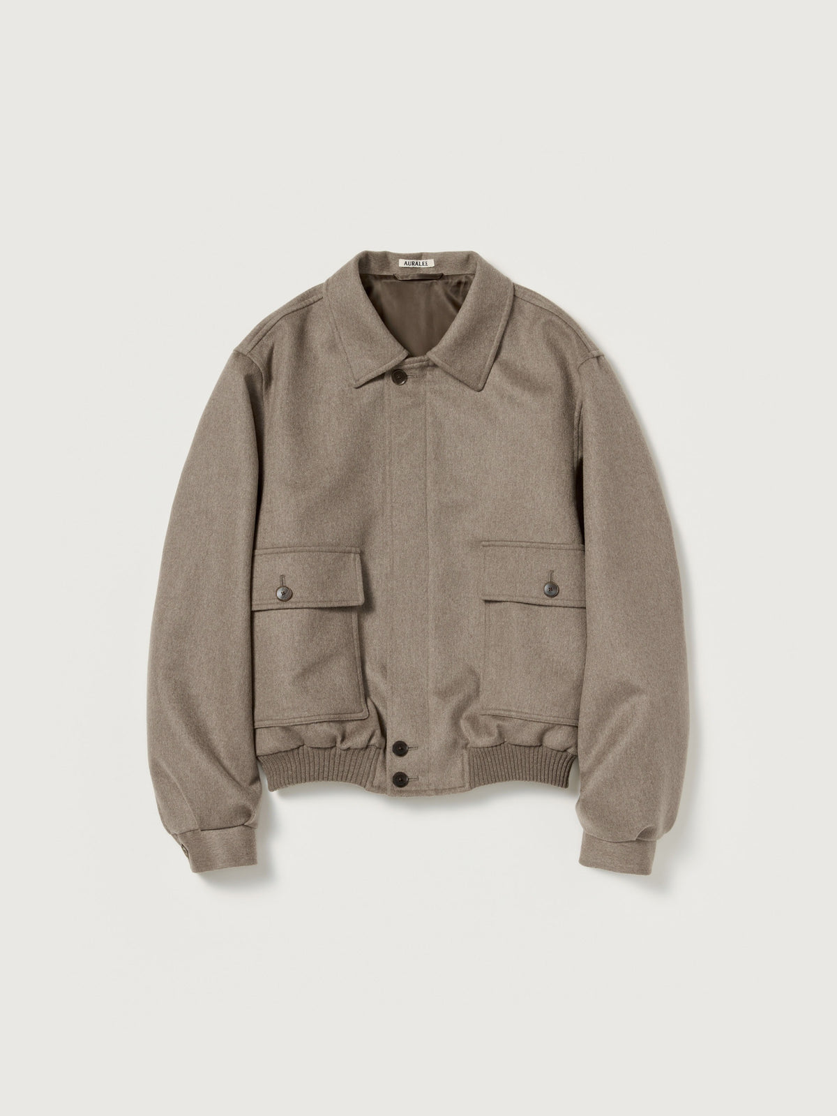 AURALEE 26AW CASHMERE MOLESKIN ZIP BLOUSON