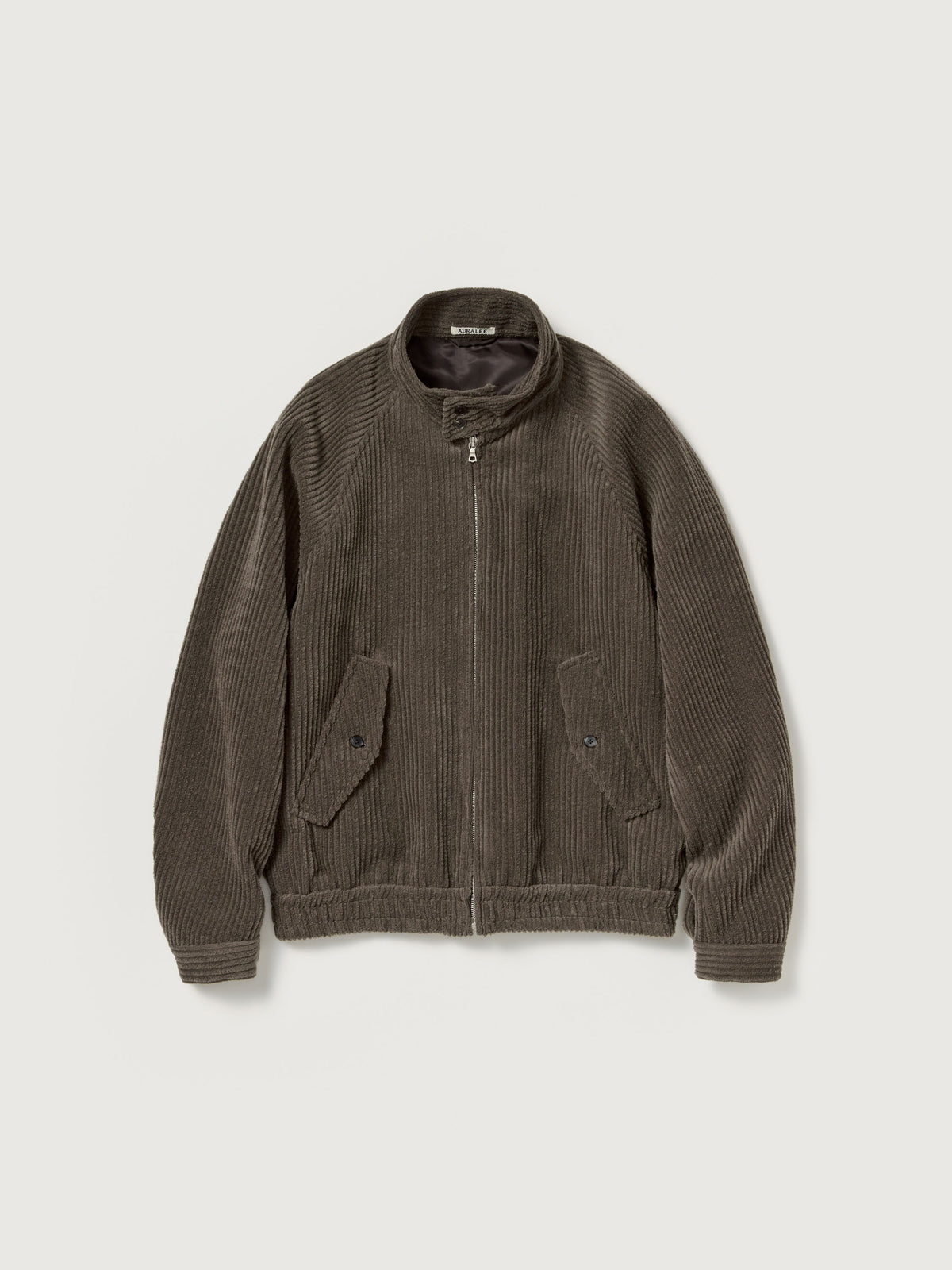 AURALEE 26AW WOOL CASHMERE CORDUROY ZIP BLOUSON