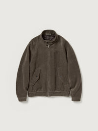 AURALEE 26AW WOOL CASHMERE CORDUROY ZIP BLOUSON