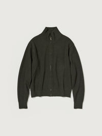 AURALEE 26AW SUPER FINE WOOL RIB KNIT ZIP CARDIGAN