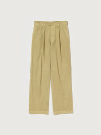 AURALEE 26AW GARMENT-DYED FINX CHINO ONE-TUCK WIDE PANTS