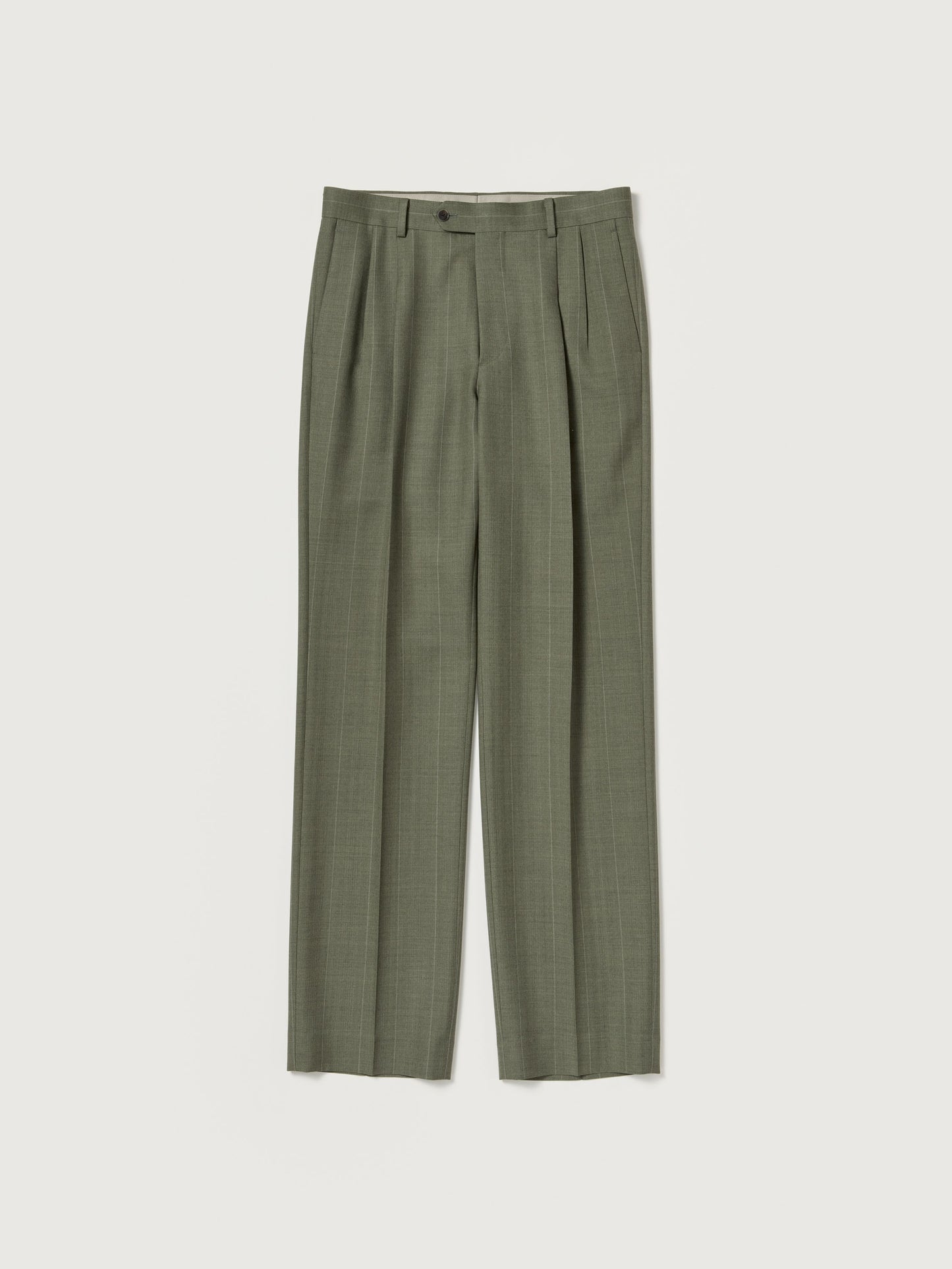 AURALEE 26AW BLUEFACED WOOL TWO-TUCK SLACKS