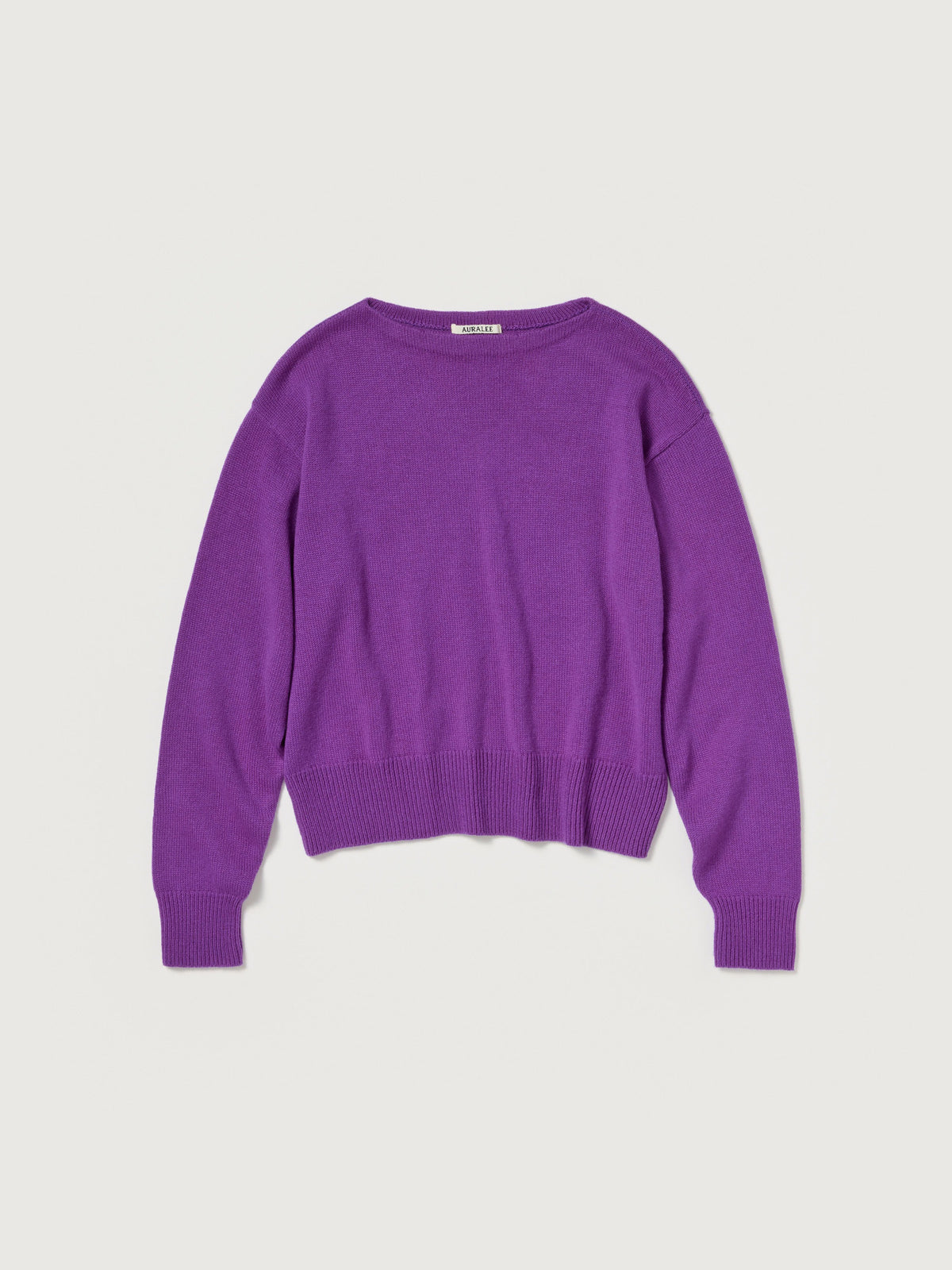 AURALEE 26AW LIGHT CASHMERE KNIT BOAT NECK P/O