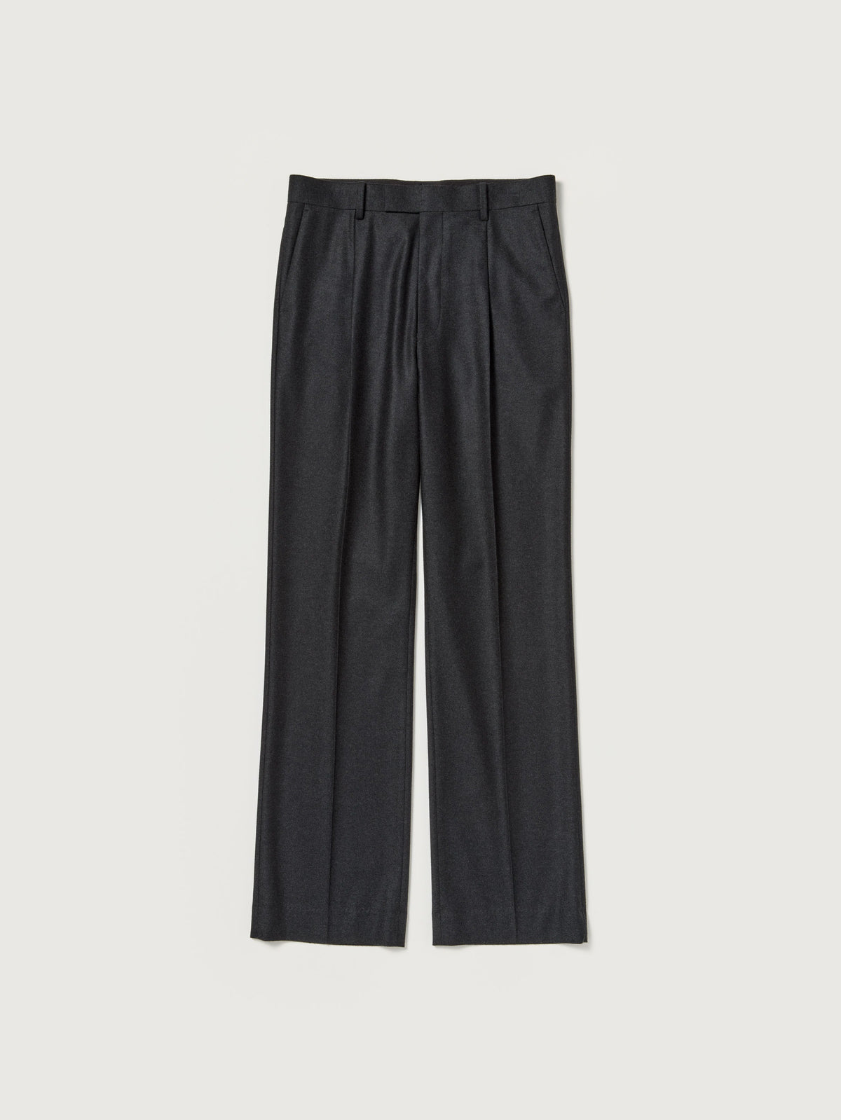 AURALEE 26AW WOOL FULLING FLANNEL ONE-TUCK SLACKS