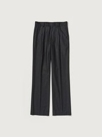 AURALEE 26AW WOOL FULLING FLANNEL ONE-TUCK SLACKS