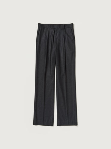 AURALEE 26AW WOOL FULLING FLANNEL ONE-TUCK SLACKS