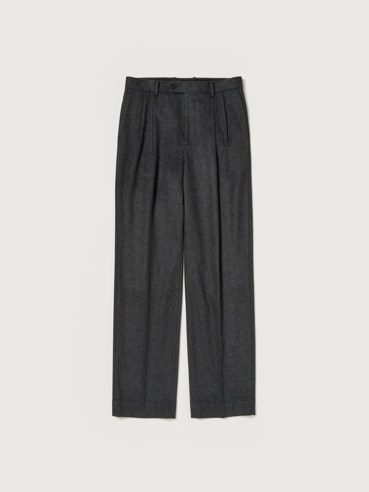 AURALEE 26AW CASHMERE MOLESKIN TWO-TUCK SLACKS