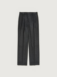 AURALEE 26AW CASHMERE MOLESKIN TWO-TUCK SLACKS