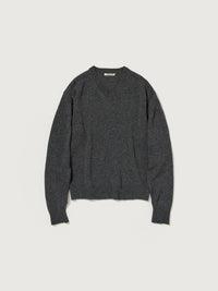 AURALEE 26AW LIGHT CASHMERE KNIT V-NECK P/O