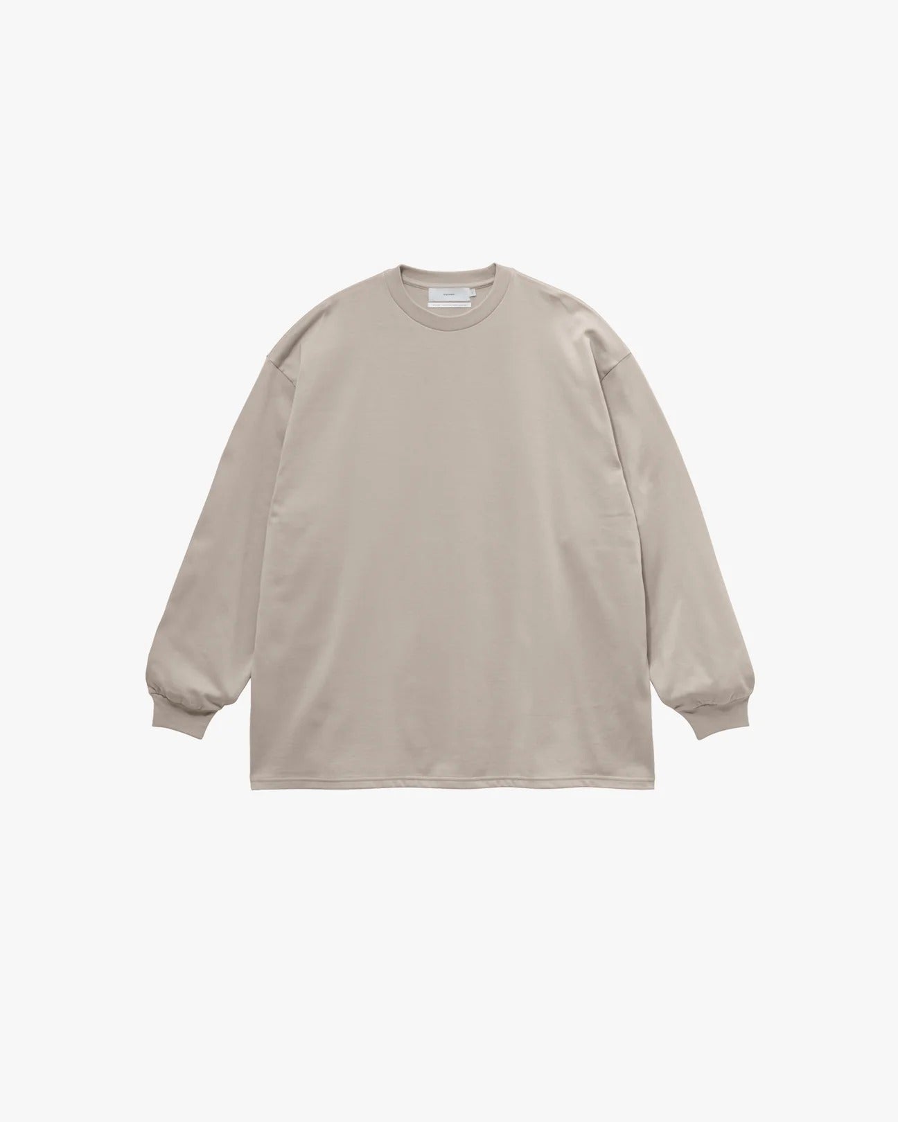 Graphpaper 26AW Tri Spun Cotton L/S Oversized Tee