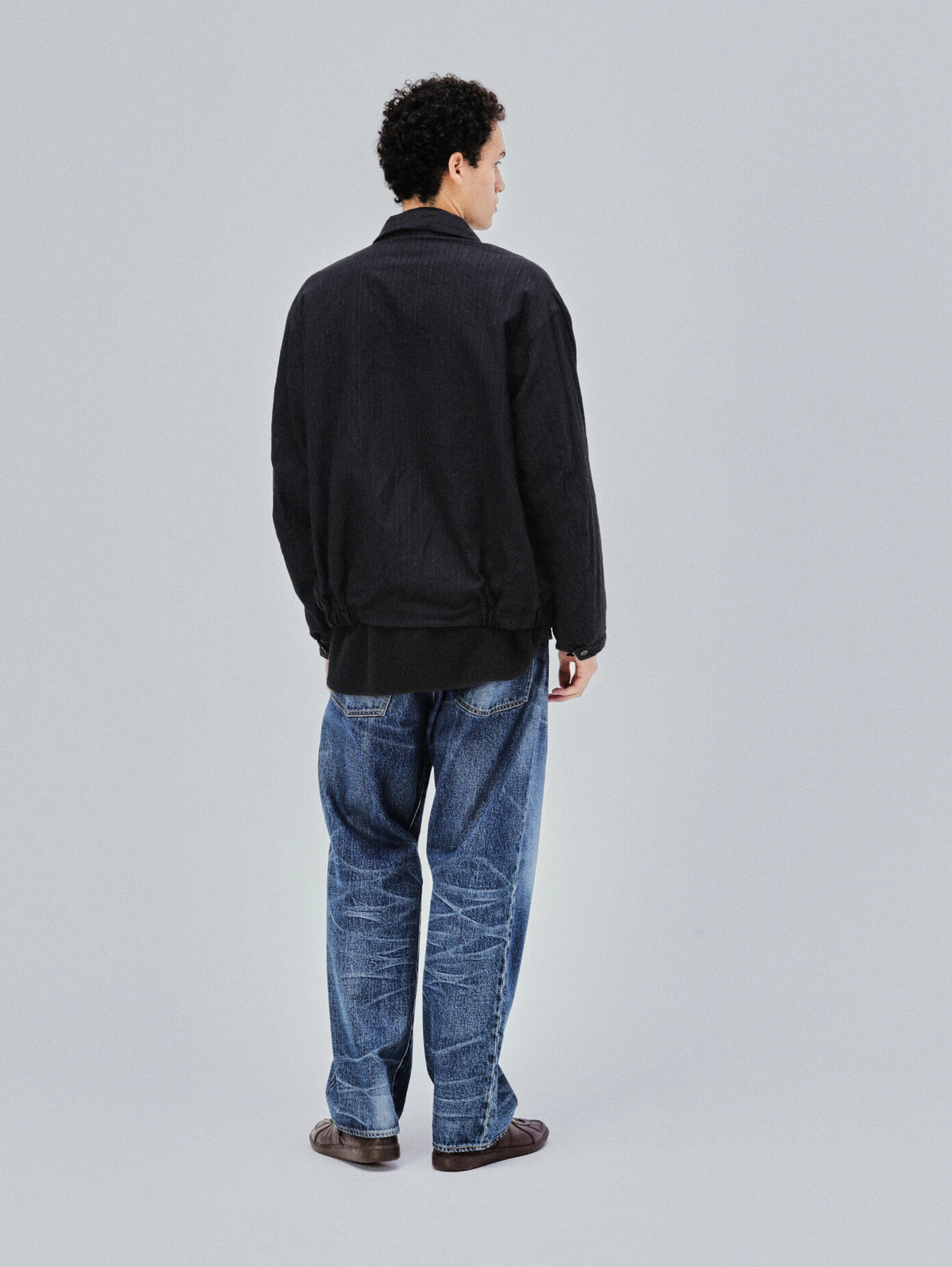 KAPTAIN SUNSHINE 26AW Wool Stripe Zip Blouson
