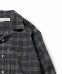 Ernie Palo 26AW Flannel Open Collar Shirt