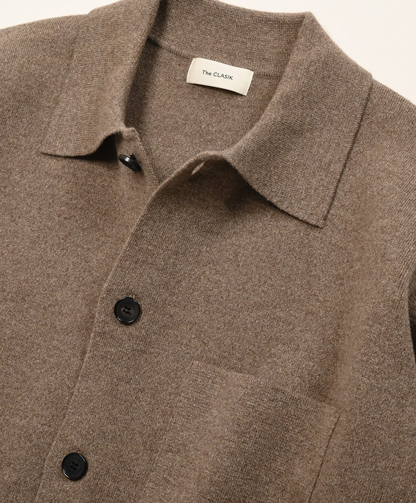 The CLASIK 26AW Shirts Cardigan