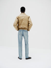 AURALEE 26AW FINE CALF LEATHER DOWN BLOUSON