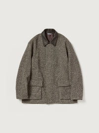AURALEE 26AW HOMESPUN TWEED ZIP BLOUSON