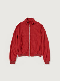 AURALEE 26AW PURE SILK COMFORT FLEECE ZIP BLOUSON