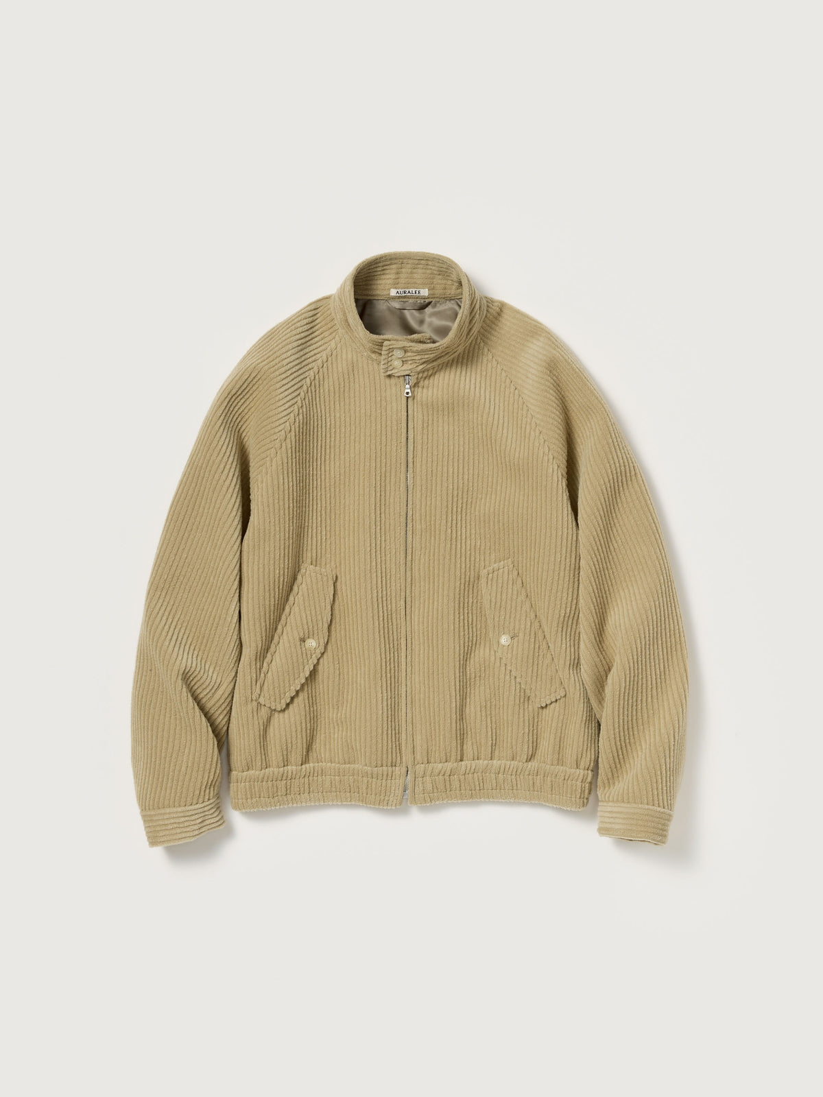 AURALEE 26AW WOOL CASHMERE CORDUROY ZIP BLOUSON