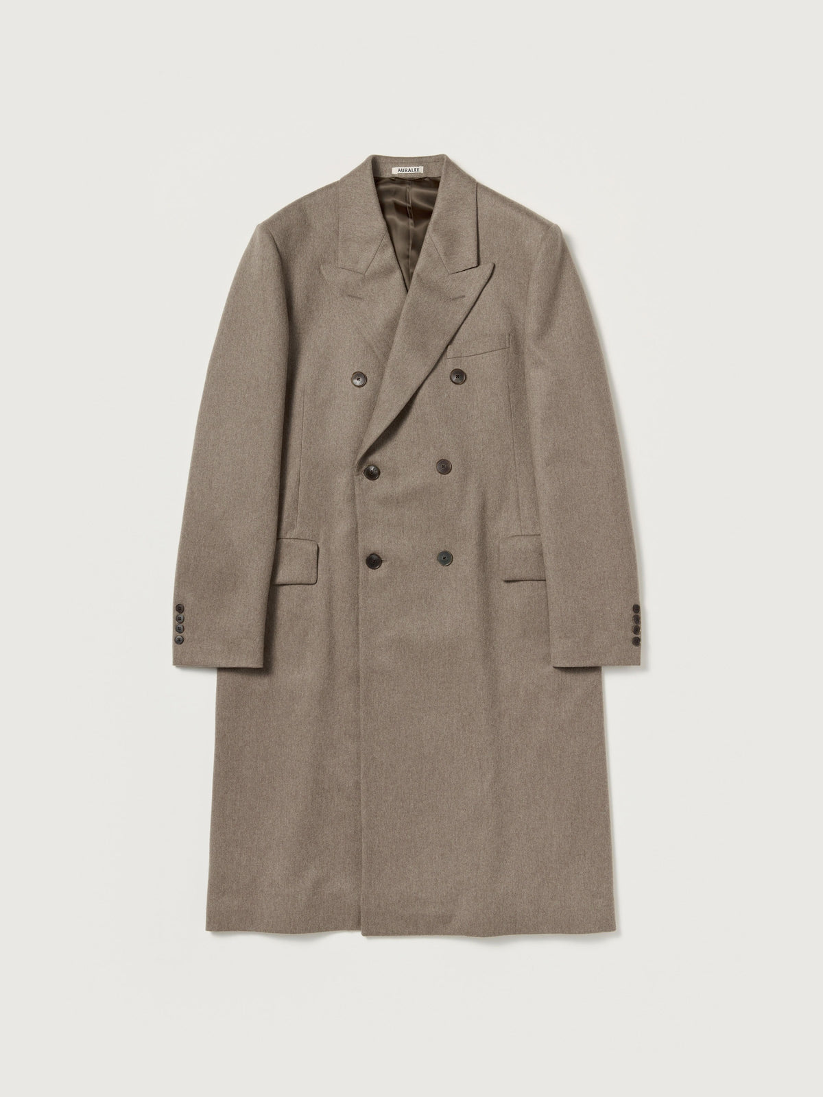 AURALEE 26AW CASHMERE MOLESKIN DOUBLE-BREASTED COAT