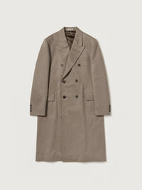 AURALEE 26AW CASHMERE MOLESKIN DOUBLE-BREASTED COAT