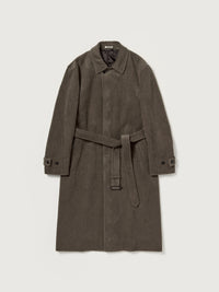 AURALEE 26AW WOOL CASHMERE CORDUROY SOUTIEN COLLAR COAT