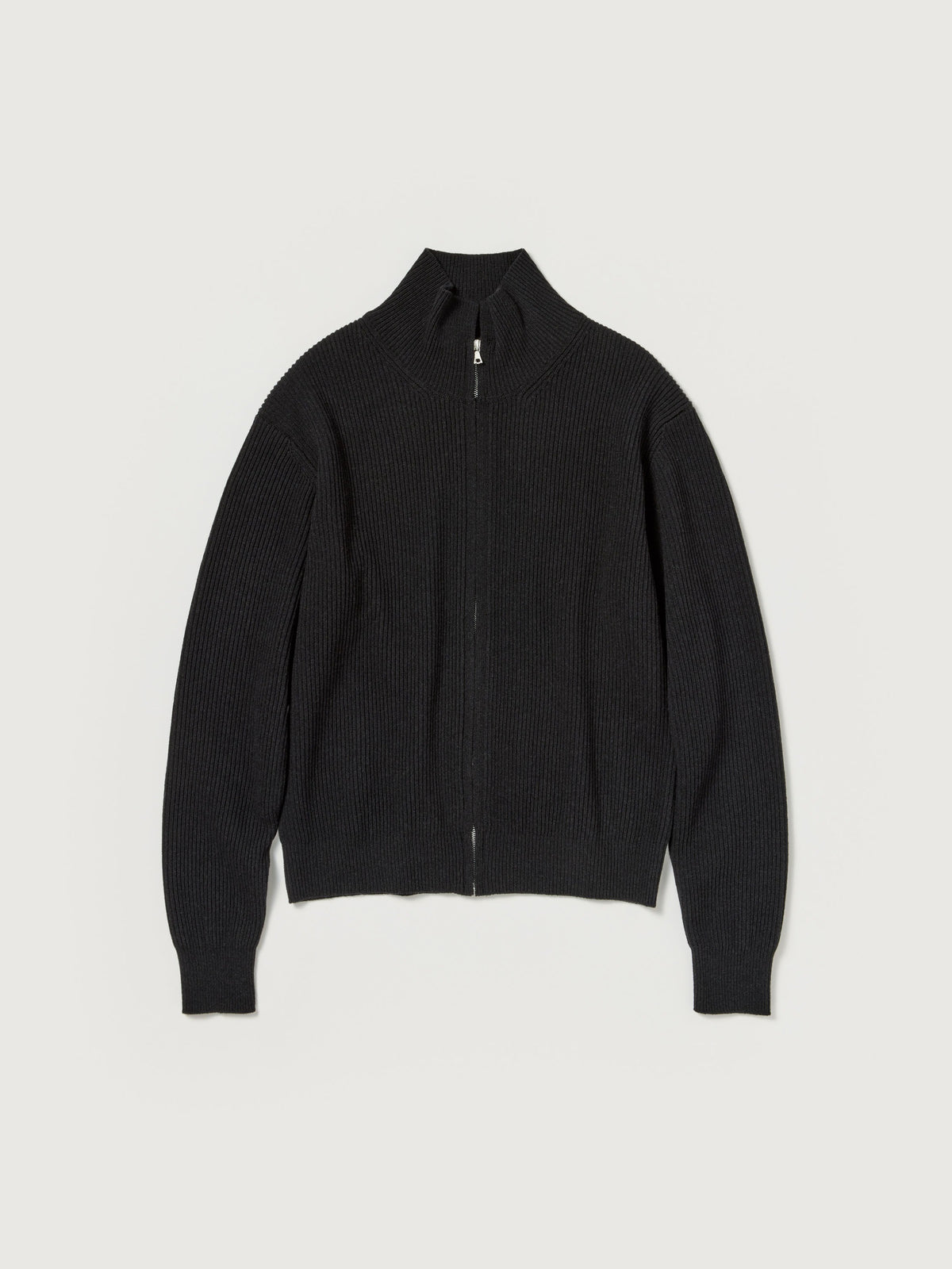 AURALEE 26AW SUPER FINE WOOL RIB KNIT ZIP CARDIGAN