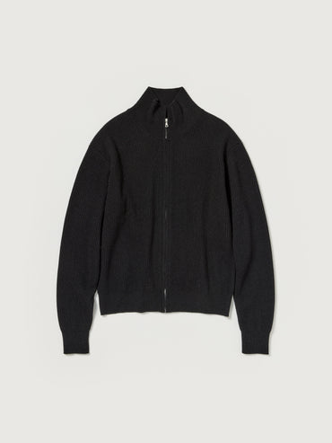 AURALEE 26AW SUPER FINE WOOL RIB KNIT ZIP CARDIGAN