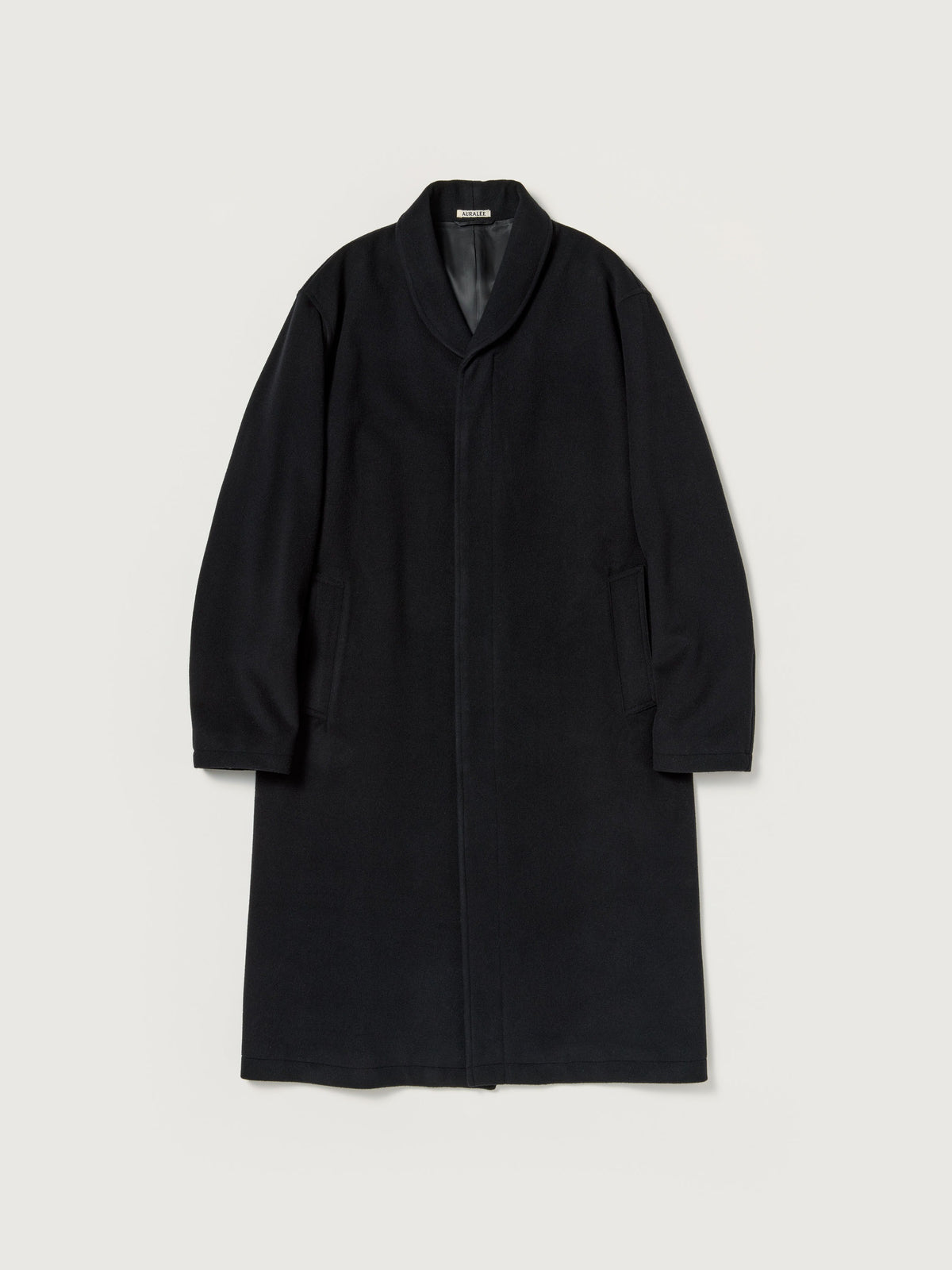 AURALEE 26AW SUPER FINE WOOL MOSSER SHAWL COLLAR COAT